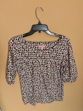 Lilly Pulitzer brand elephant top